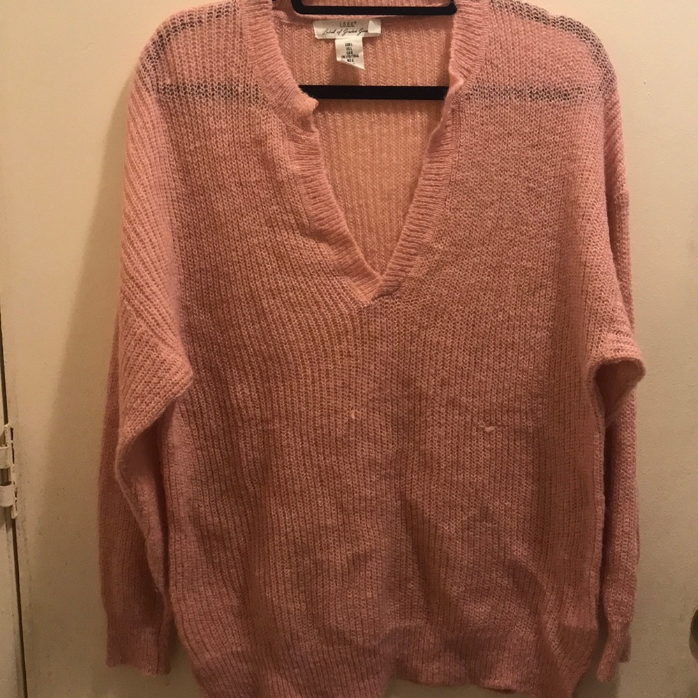 Pink Sweater Top!